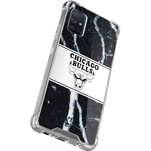 NBA Chicago Bulls Marble Galaxy A51 5G Clear Case