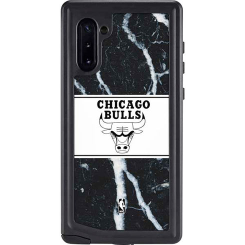 NBA Chicago Bulls Marble Galaxy Note 10 Waterproof Case