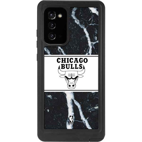 NBA Chicago Bulls Marble Galaxy Note20 5G Waterproof Case
