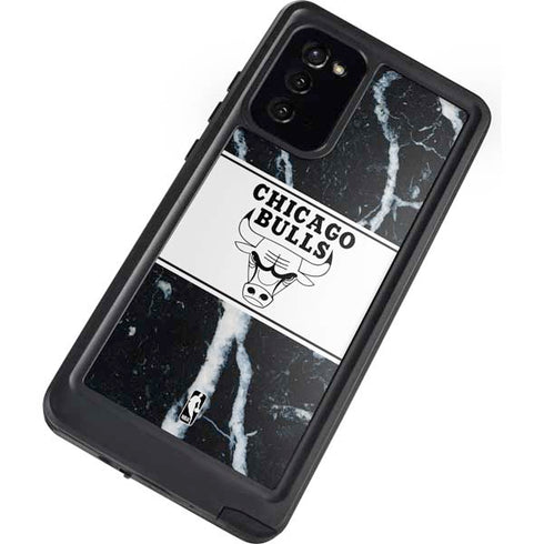 NBA Chicago Bulls Marble Galaxy Note20 5G Waterproof Case
