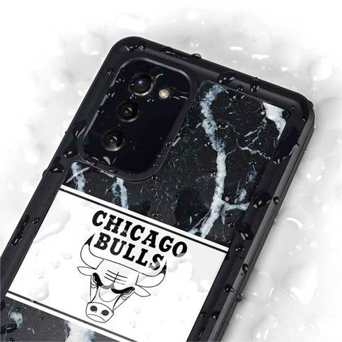 NBA Chicago Bulls Marble Galaxy Note20 5G Waterproof Case