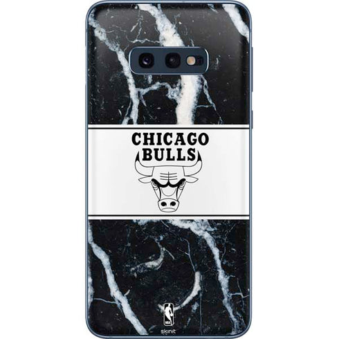 NBA Chicago Bulls Marble Galaxy S10e Skin
