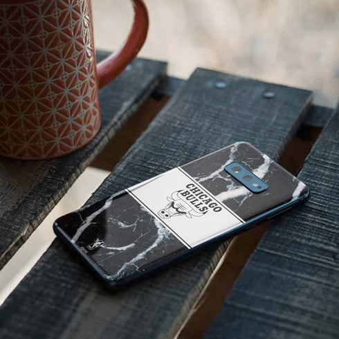 NBA Chicago Bulls Marble Galaxy S10e Skin