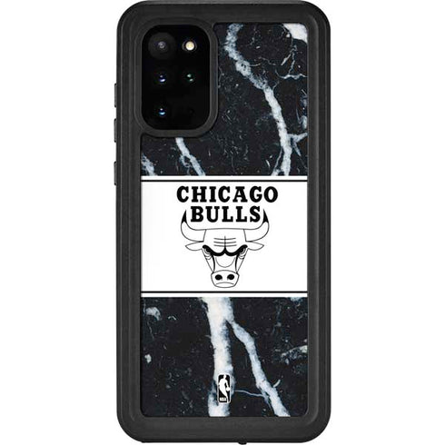 NBA Chicago Bulls Marble Galaxy S20 Plus Waterproof Case