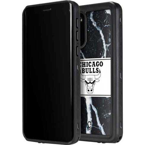 NBA Chicago Bulls Marble Galaxy S20 Plus Waterproof Case