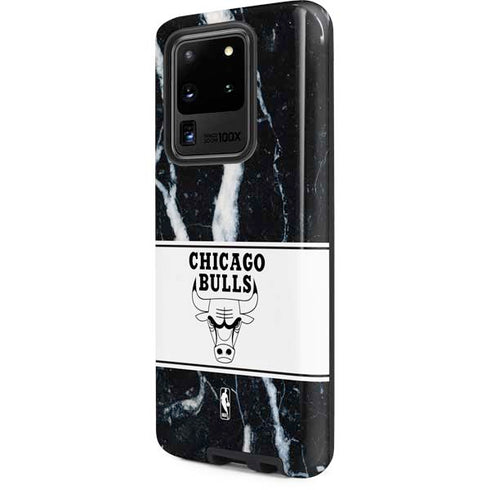 NBA Chicago Bulls Marble Galaxy S20 Ultra 5G Pro Case