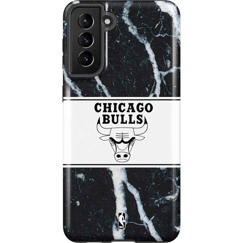 NBA Chicago Bulls Marble Galaxy S21 Plus 5G Pro Case