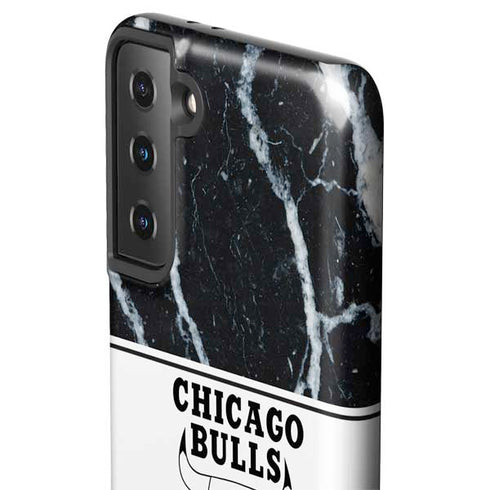 NBA Chicago Bulls Marble Galaxy S21 Plus 5G Pro Case