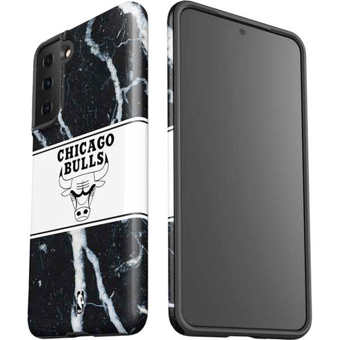 NBA Chicago Bulls Marble Galaxy S21 Plus 5G Pro Case
