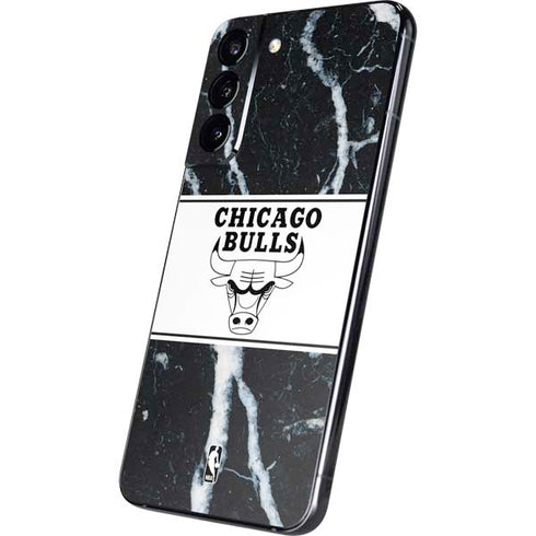 NBA Chicago Bulls Marble Galaxy S22 Plus Skin
