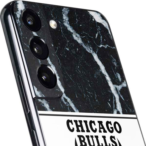 NBA Chicago Bulls Marble Galaxy S22 Plus Skin