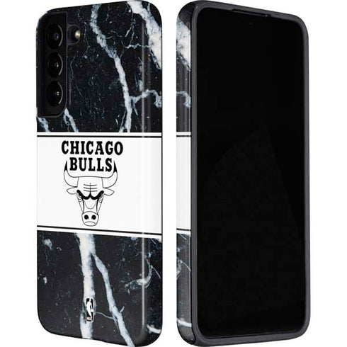 NBA Chicago Bulls Marble Galaxy S22 Pro Case