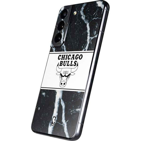 NBA Chicago Bulls Marble Galaxy S22 Skin