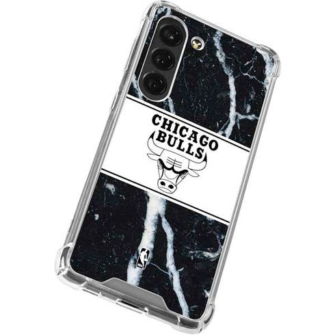 NBA Chicago Bulls Marble Galaxy S23 Clear Case