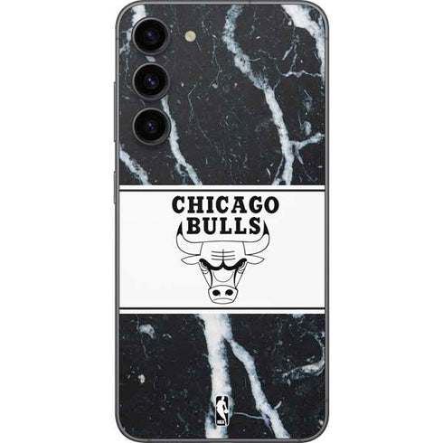 NBA Chicago Bulls Marble Galaxy S23 Plus Skin