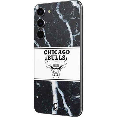 NBA Chicago Bulls Marble Galaxy S23 Plus Skin