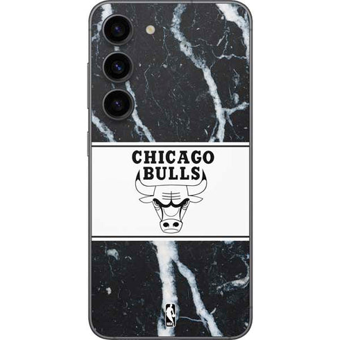 NBA Chicago Bulls Marble Galaxy S23 Skin