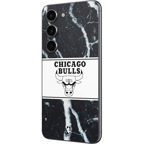 NBA Chicago Bulls Marble Galaxy S23 Skin