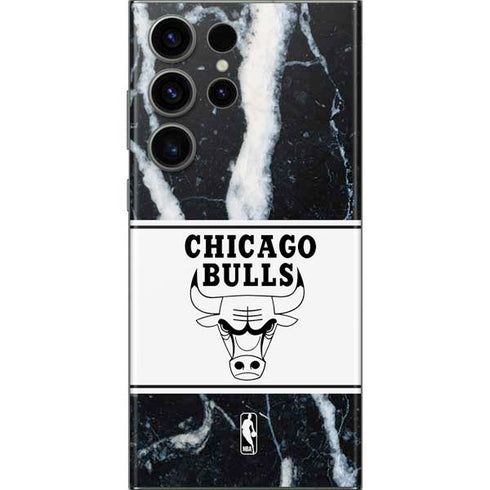 NBA Chicago Bulls Marble Galaxy S23 Ultra Skin