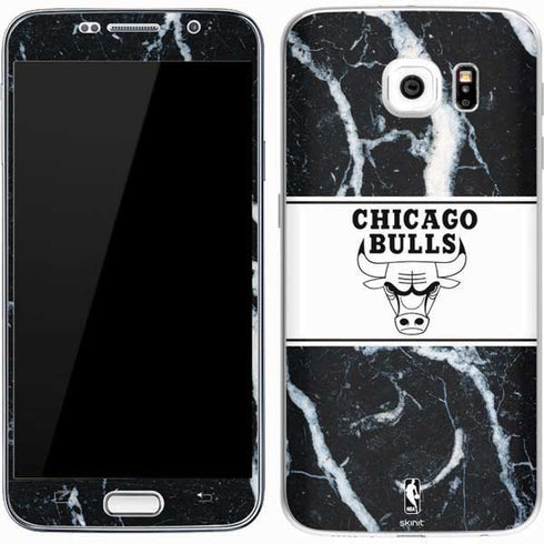 NBA Chicago Bulls Marble Galaxy S7 Skin