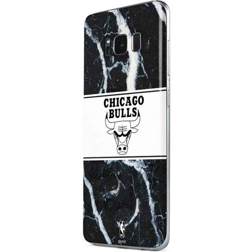NBA Chicago Bulls Marble Galaxy S8 Skin