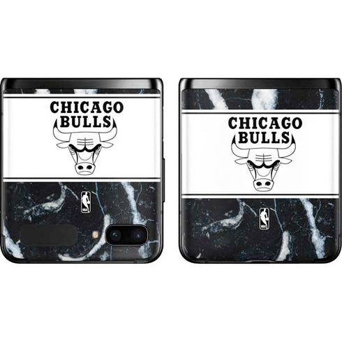 NBA Chicago Bulls Marble Galaxy Z Flip Skin