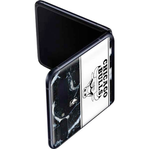 NBA Chicago Bulls Marble Galaxy Z Flip Skin