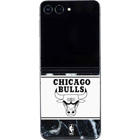 NBA Chicago Bulls Marble Galaxy Z Flip5 5G Skin