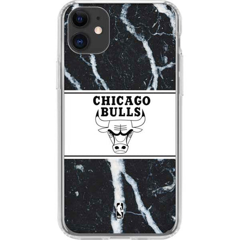 NBA Chicago Bulls Marble iPhone 11 Clear Case