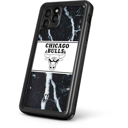 NBA Chicago Bulls Marble iPhone 11 Pro Max Waterproof Case