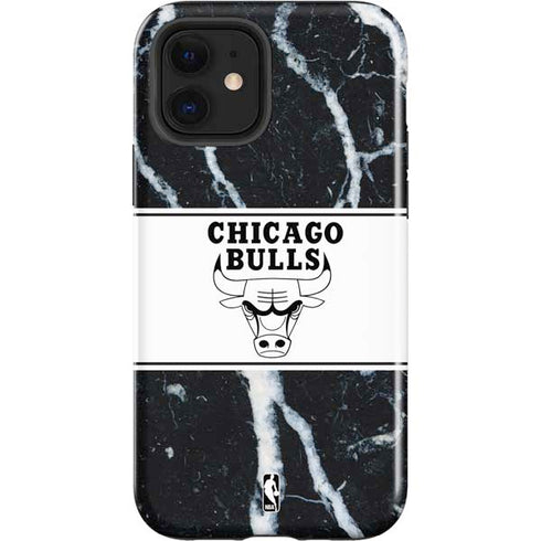 NBA Chicago Bulls Marble iPhone 12 Impact Case