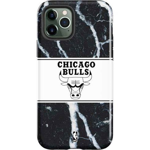 NBA Chicago Bulls Marble iPhone 12 Pro Impact Case