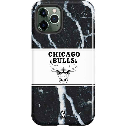 NBA Chicago Bulls Marble iPhone 12 Pro Max Impact Case