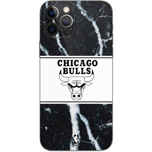 NBA Chicago Bulls Marble iPhone 12 Pro Skin