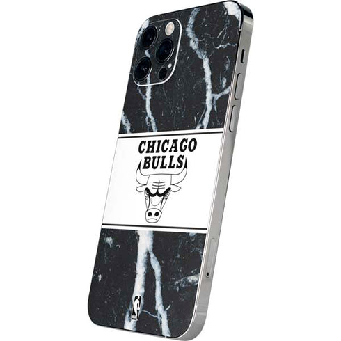 NBA Chicago Bulls Marble iPhone 12 Pro Skin