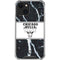 NBA Chicago Bulls Marble iPhone 14 Plus Clear Case