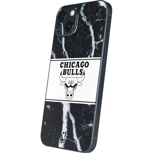 NBA Chicago Bulls Marble iPhone 14 Plus Skin