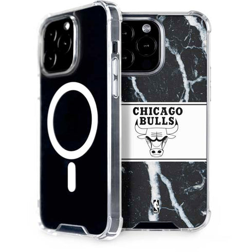 NBA Chicago Bulls Marble iPhone 15 Pro Max MagSafe Case