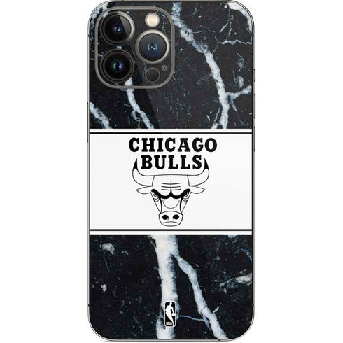 NBA Chicago Bulls Marble iPhone 14 Pro Max Skin