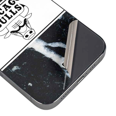 NBA Chicago Bulls Marble iPhone 14 Pro Max Skin