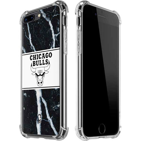 NBA Chicago Bulls Marble iPhone 7/8 Plus Clear Case