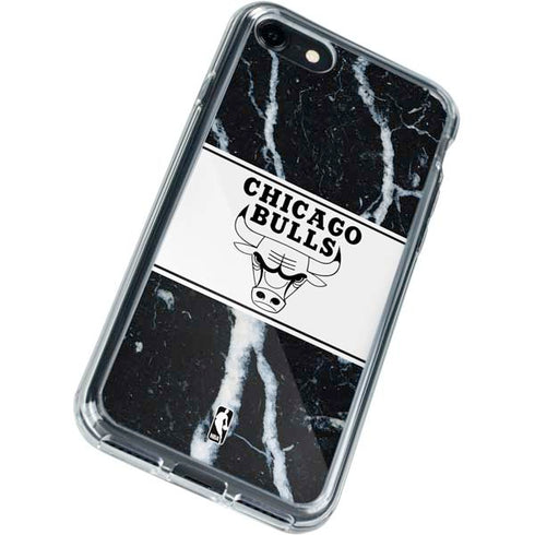 NBA Chicago Bulls Marble iPhone SE (2nd & 3rd Gen) Clear Case