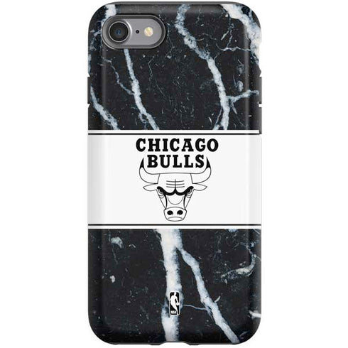 NBA Chicago Bulls Marble iPhone SE (2nd & 3rd Gen) Pro Case