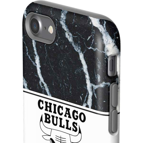 NBA Chicago Bulls Marble iPhone SE (2nd & 3rd Gen) Pro Case