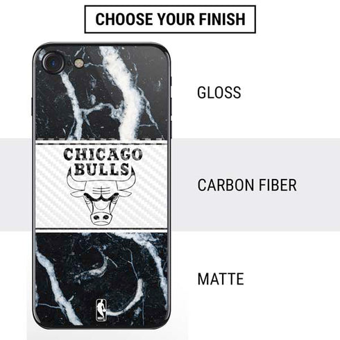 NBA Chicago Bulls Marble iPhone SE (2nd & 3rd Gen) Skin