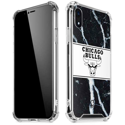 NBA Chicago Bulls Marble iPhone XR Clear Case