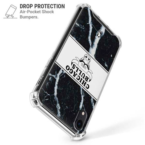 NBA Chicago Bulls Marble iPhone XR Clear Case