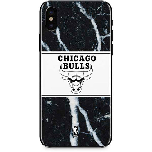 NBA Chicago Bulls Marble iPhone XS Skin