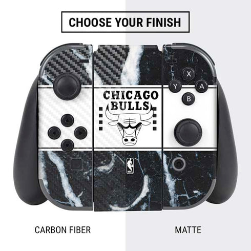 NBA Chicago Bulls Marble Nintendo Switch Bundle Skin