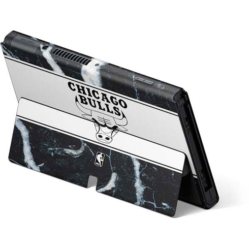 NBA Chicago Bulls Marble Nintendo Switch OLED (2021) Skin